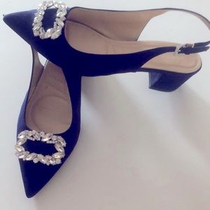 Elegant jeweled shoes